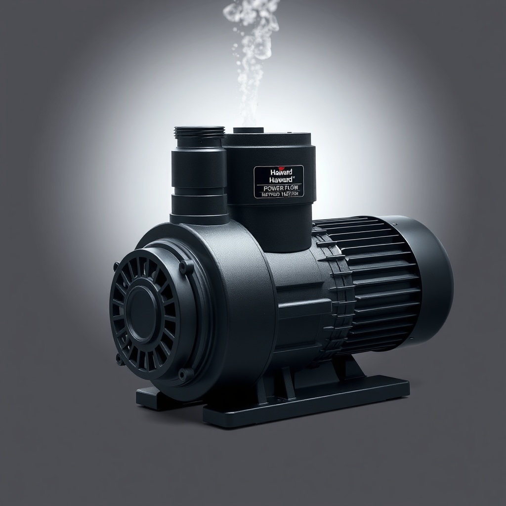 <Hayward Power-Flow Matrix pompasının yüksek debi modunda çalışırken su akışının hız çizgi