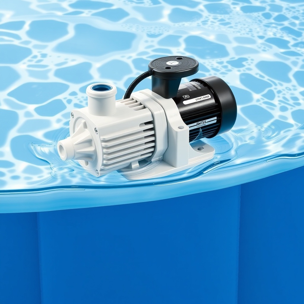Intex Krystal Clear 28633EG pompasının motor kısmına yakın çekim